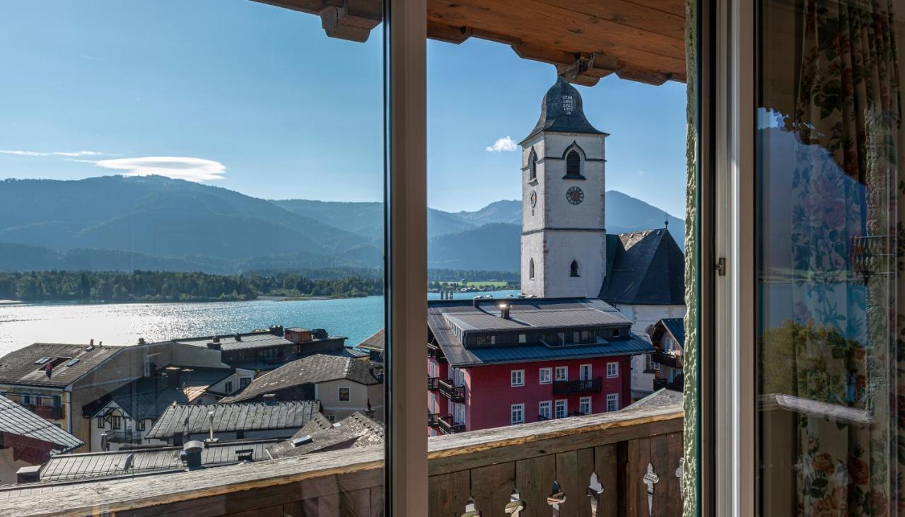 Aberseeblick Pension Ellmauer Saint Wolfgang Kültér fotó