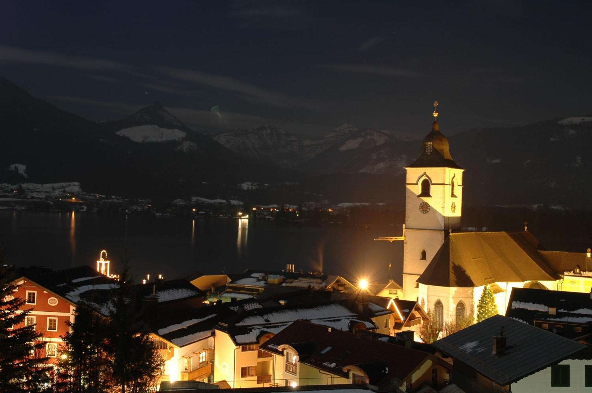 Aberseeblick Pension Ellmauer Saint Wolfgang Kültér fotó