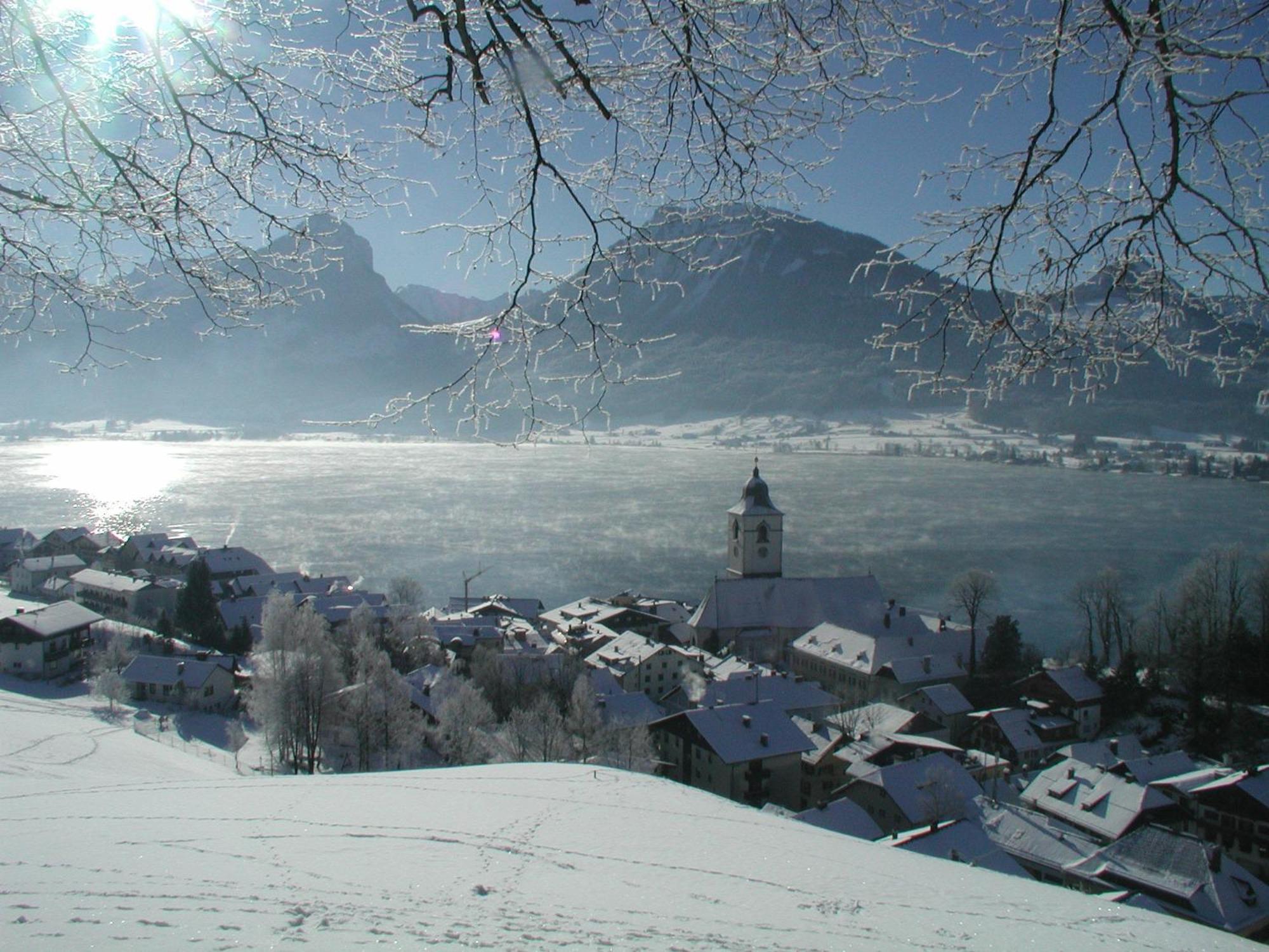 Aberseeblick Pension Ellmauer Saint Wolfgang Kültér fotó