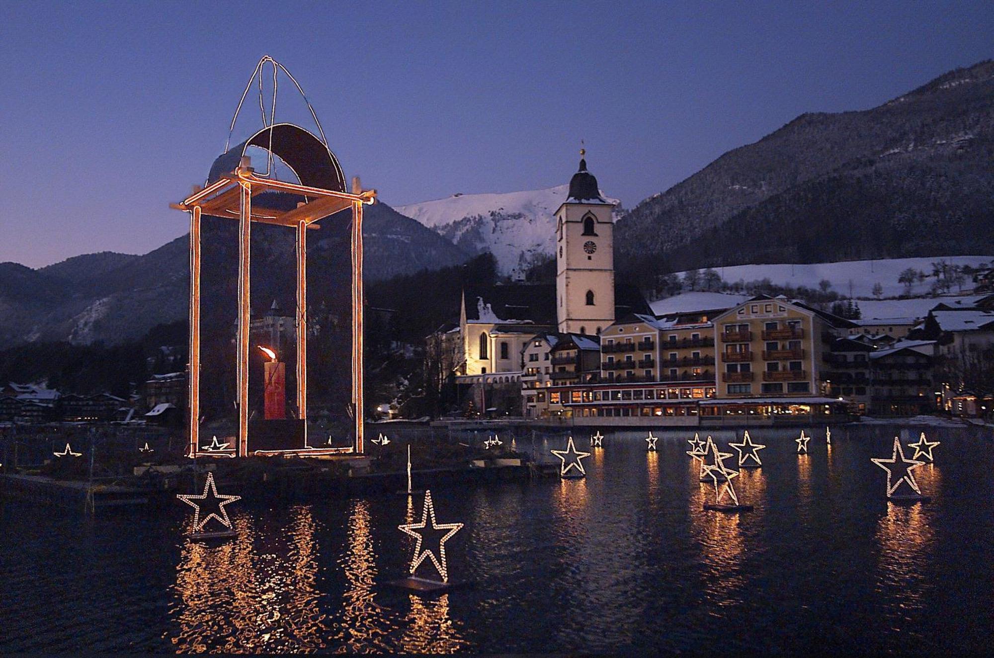 Aberseeblick Pension Ellmauer Saint Wolfgang Kültér fotó