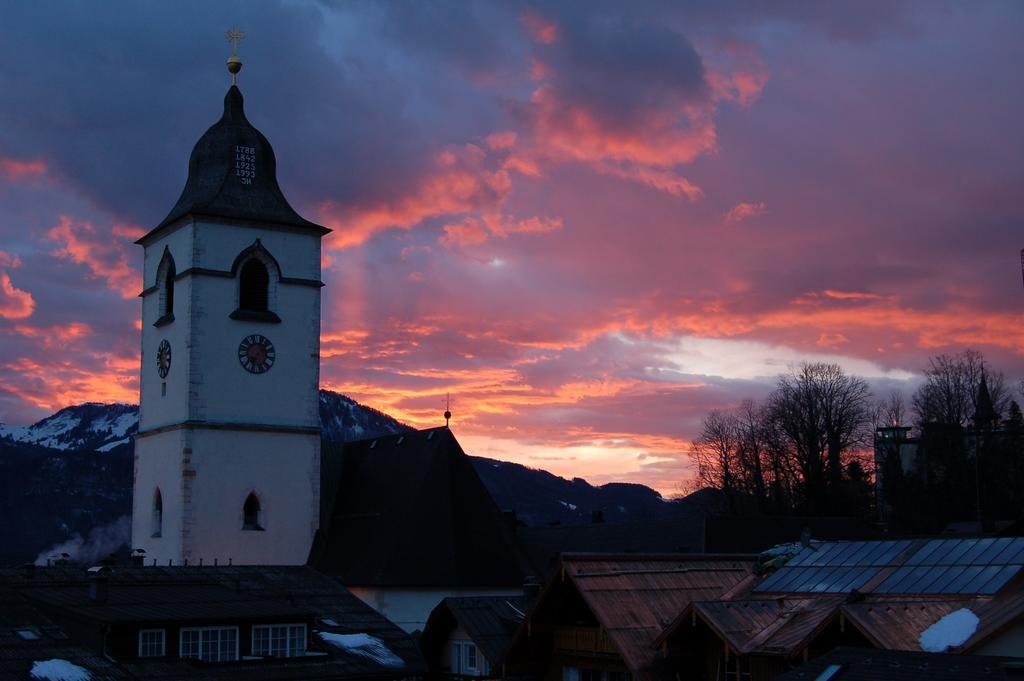 Aberseeblick Pension Ellmauer Saint Wolfgang Kültér fotó